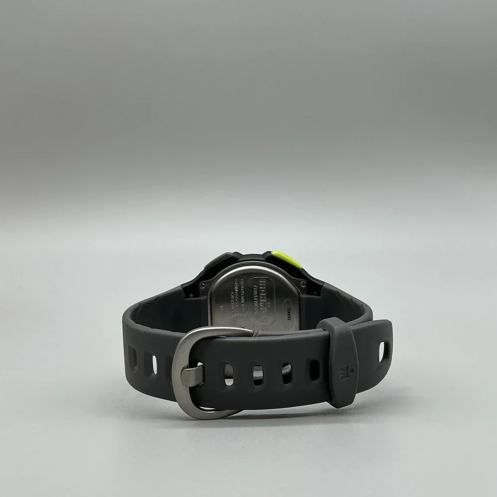 Timex Ironman Triathlon 30-Lap Mens Watch 38mm Gray Digital Resin Strap New Batt